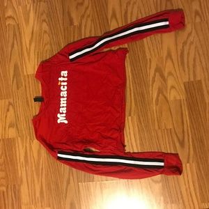 Long sleeve crop top